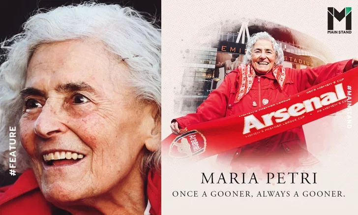 UFABETWIN จนวันสุดท้าย : “มาเรีย เปตรี” หญิงผู้อุทิศเวลา 70 ปีกับการเชียร์ อาร์เซน่อล